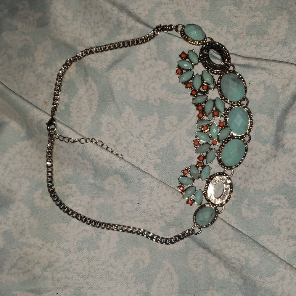 World market real turquoise necklace